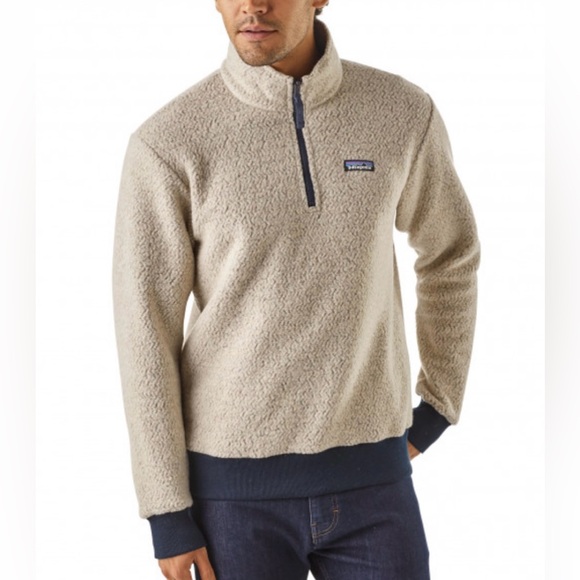 Patagonia Other - PATAGONIA Woolyester Fleece Merino Wool Pull Over Jacket Sweater Vintage Beige